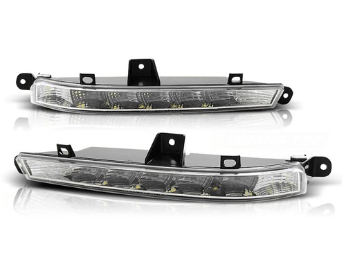 Led tagfahrlicht set chrom - led,