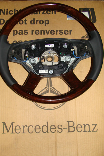 Mercedes holzlenkrad w216 - holzlenkrad, cl