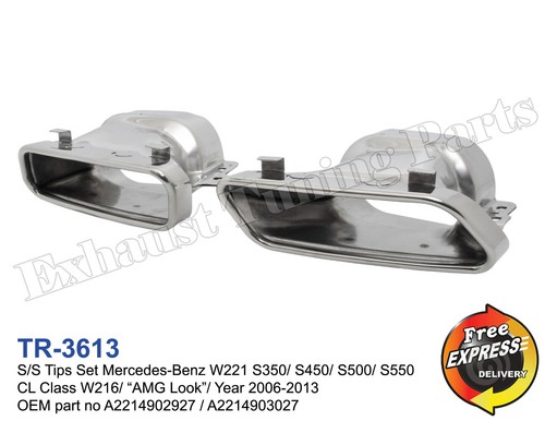 Auspuffblenden w221 - auspuffblenden,